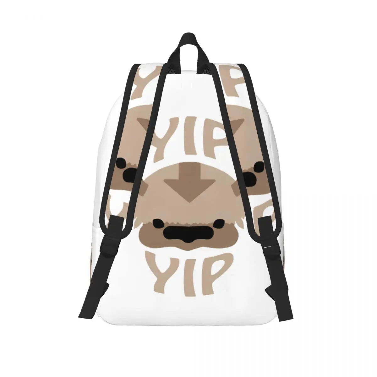 Yip Yip Appa Avatar Mochila The Last Airbender para homens e mulheres, mochila de negócios estudantil, bolsa de ombro portátil com bolso, moda