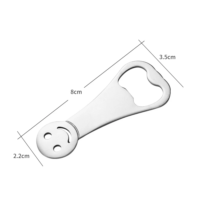 金属製の笑顔の瓶,ステンレス鋼の栓抜き,キッチンアクセサリー