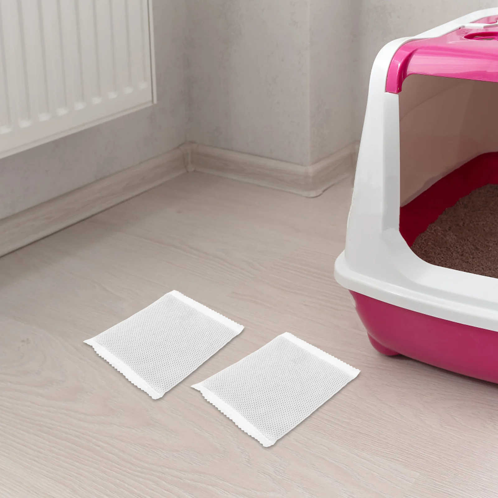 

6Pcs Cat Litter Box Activated Carbon Filters High Efficiency Odor Absorbing Charcoal Replacement Universal Box