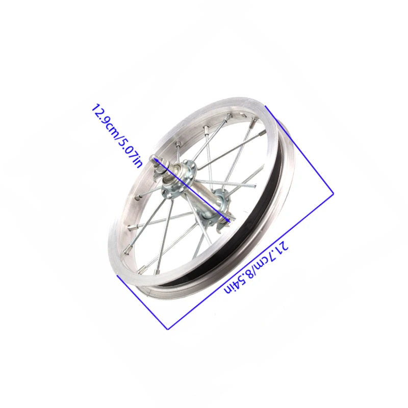 A robust 12 inch front bicycle wheel replacement tire built for long-lasting performance.