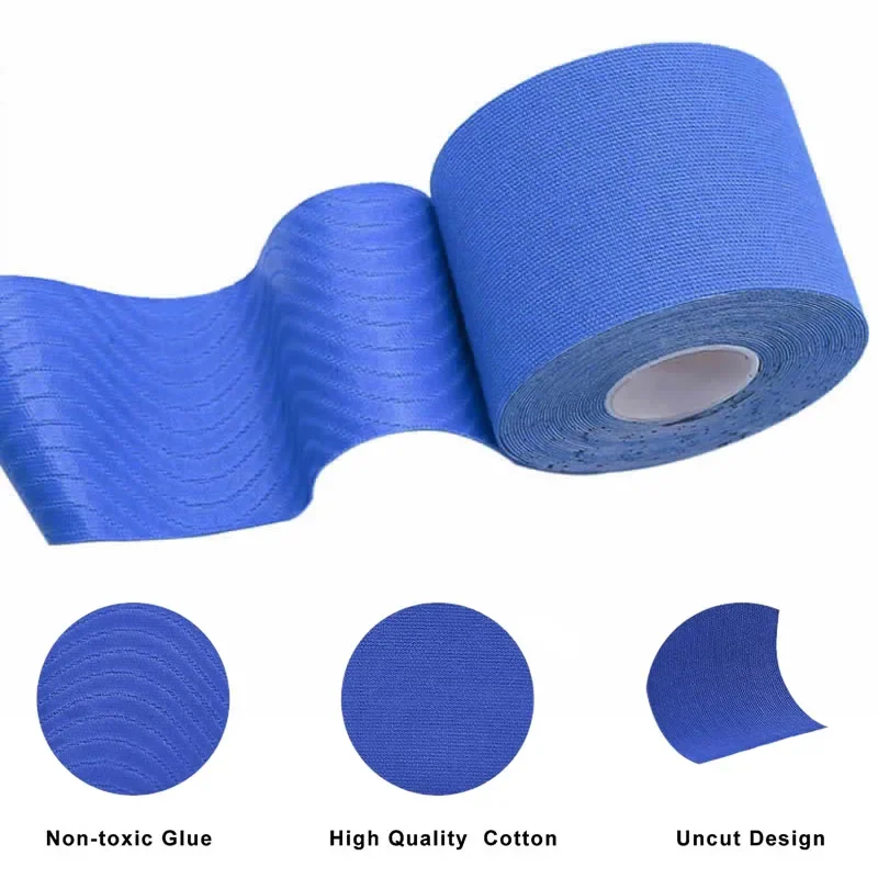 5cm(2inch) Cotton Elastic Sports Taping Nipple Covers Kinesiology Tape Therapeutic Adhesive Bandage for Muscles Joints Recovery