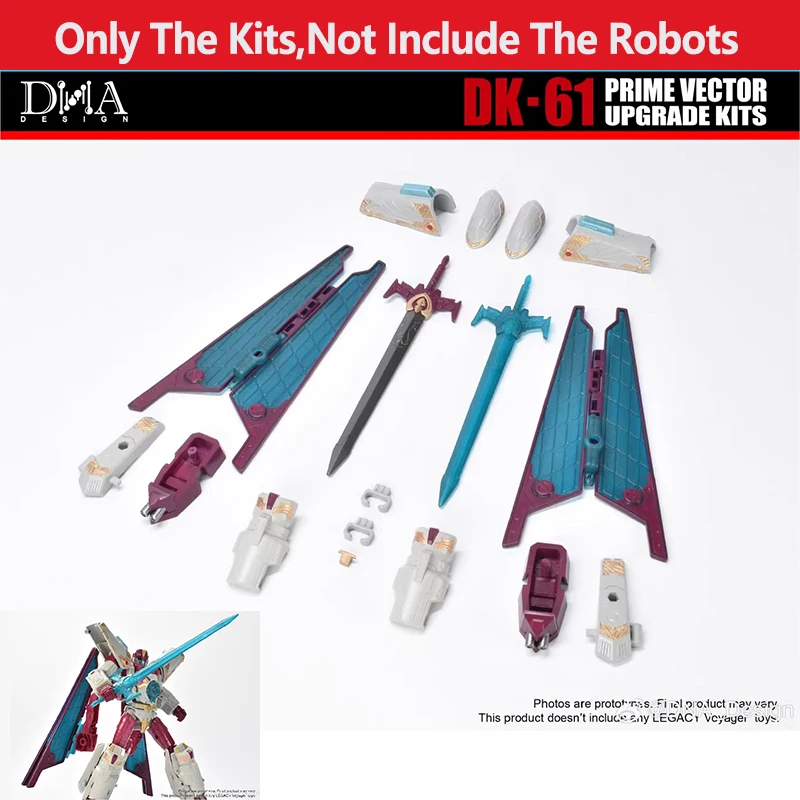 

DNA Design DK-61 | Legacy Evolution Vector Prime Upgrade Kit | Completion Parts Set with Exclusive Bonus