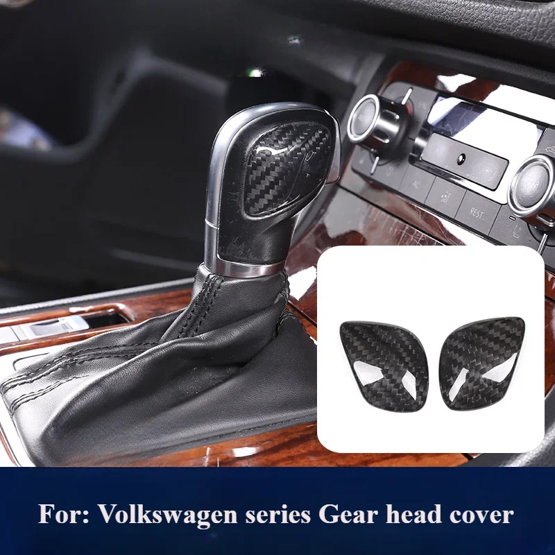 Suitable For Volkswagen Touareg, Tiguan, Tovi, Golf Sagitar, Volkswagen Gear Lever, Carbon Fiber Modified Volkswagen Special