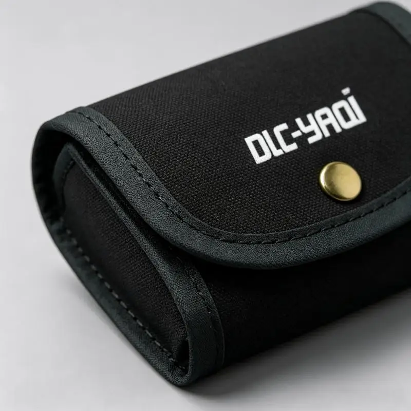 Portable YAQI Razor Carry Pouch Canvas Snap Closure Shaving Tool Storage Bag Travel Protective Case for Manual Safety Razor Men