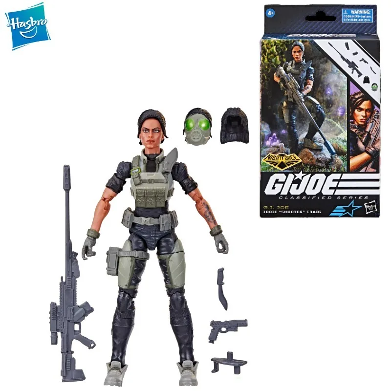 Neues Original Hasbro G.I. Joe Classified Series Nightforce Jodie „Shooter“ Craig Actionfigur Geschenkmodell