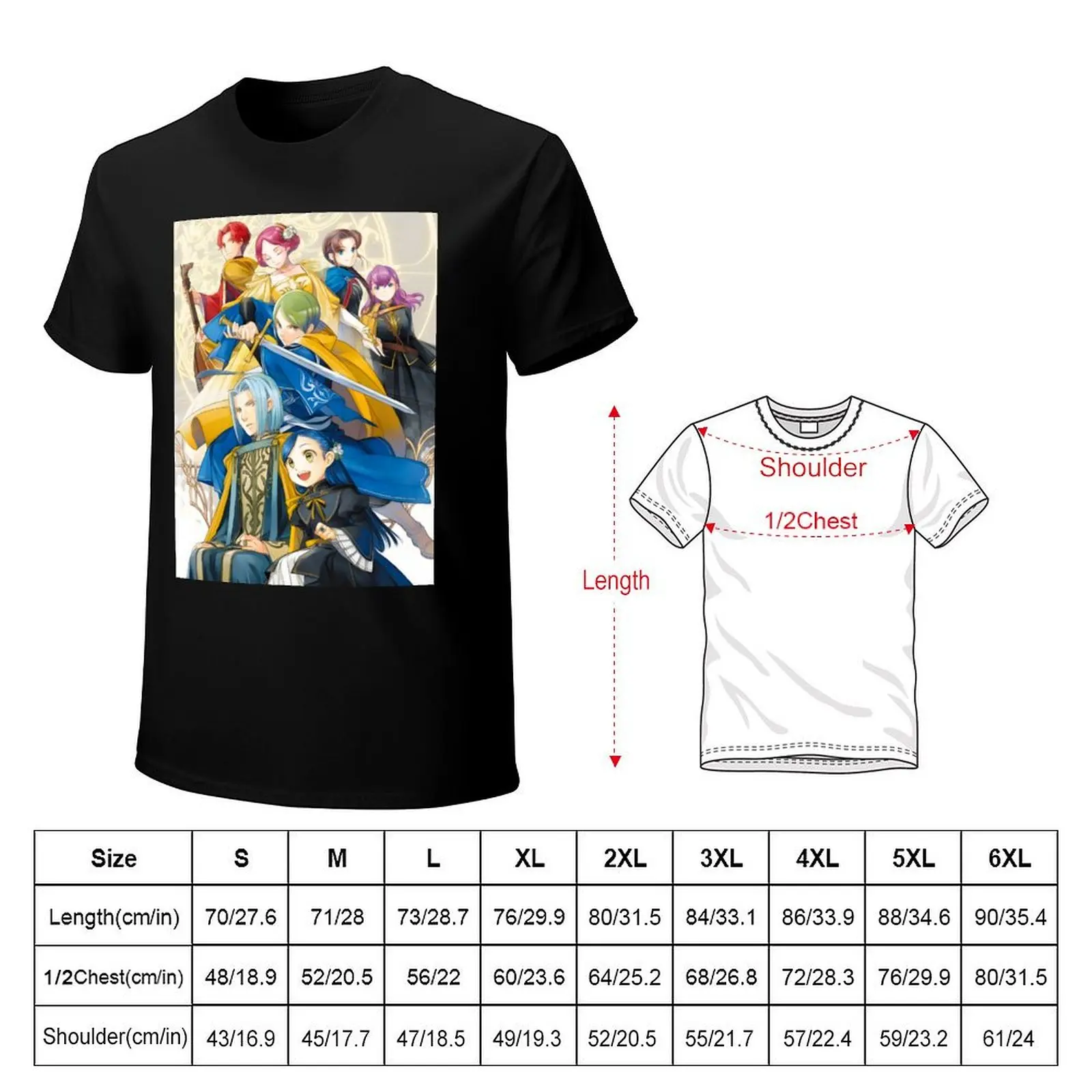 Ascendance of a Bookworm Rozemyne Royalty Goddess T-Shirt man t shirts graphic T-Shirt