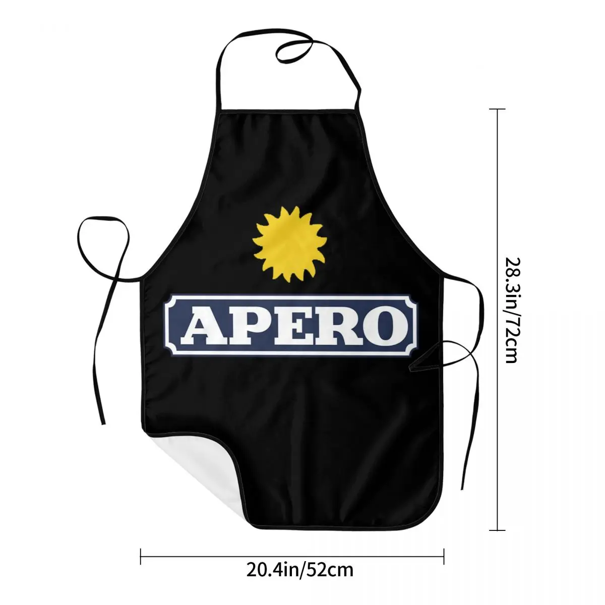 Aperitif Apero Apron Chef Cooking Baking Tablier Waterproof Bib Kitchen Cleaning Pinafore for Women Men Painting - view 3