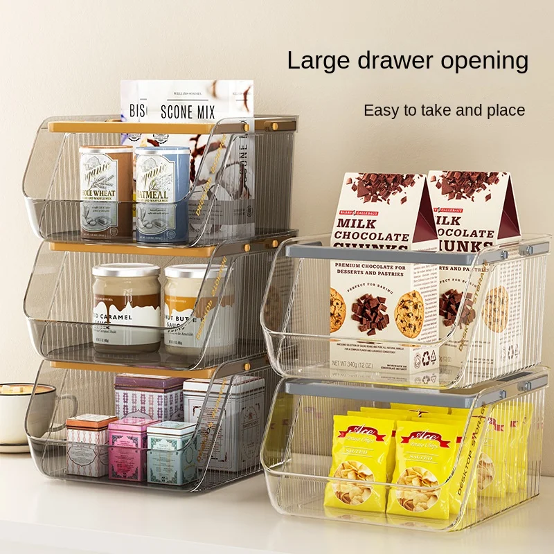 Stackable Handled Storage Box: The Ultimate Desktop & Home Organization Solution