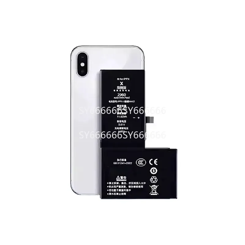 100% New 2960mAh High Density Enhanced Capacity For NOHON Replacement Battery Compatible With iPhone X + Free Tools