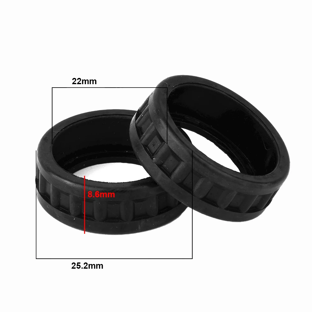 2pcs Rubber Sleeve Outdoor Household 608 Accessories Power Tool Rotor Sleeve 6000 Bearing Rubber Black Electric