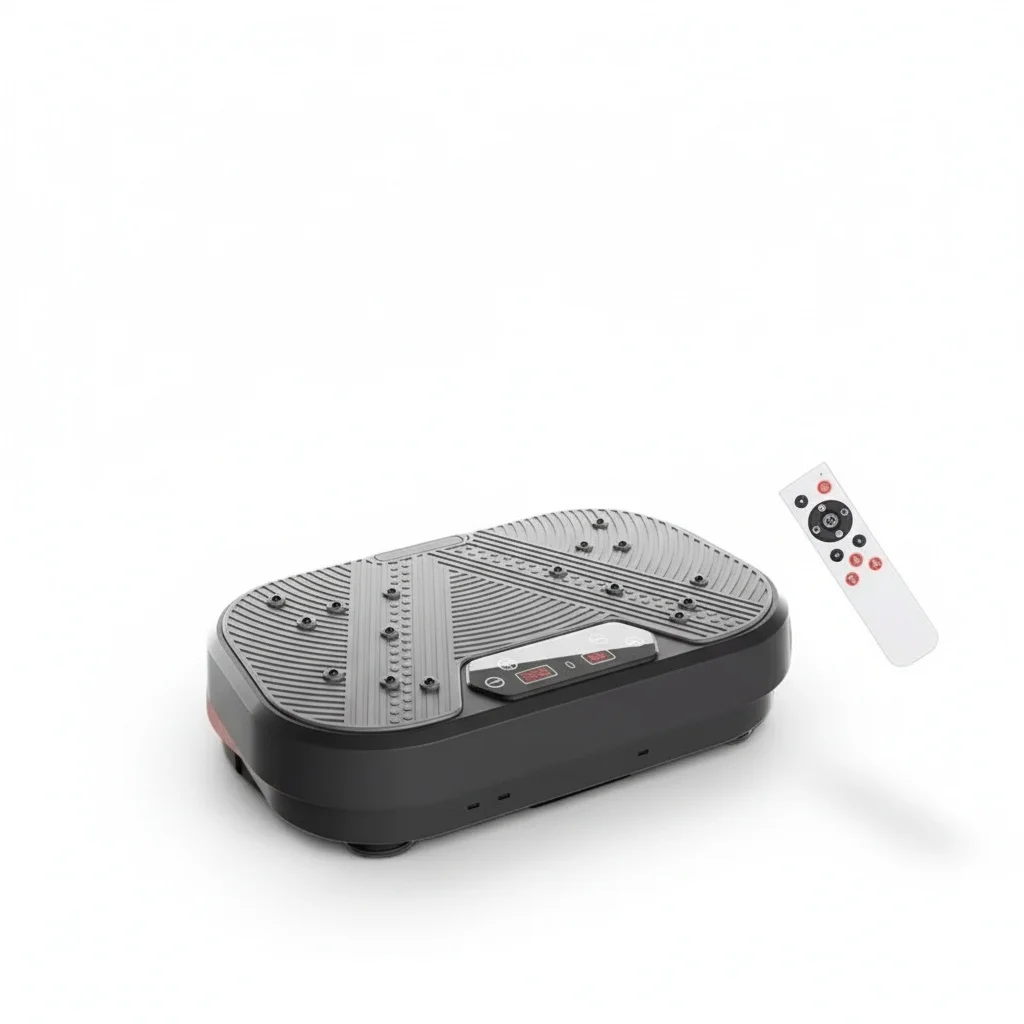 Vibration Plate Exercise Machine with Remote Control, Vertical Vibration Platform, Body Shaping Machine, Weight Loss Equipment