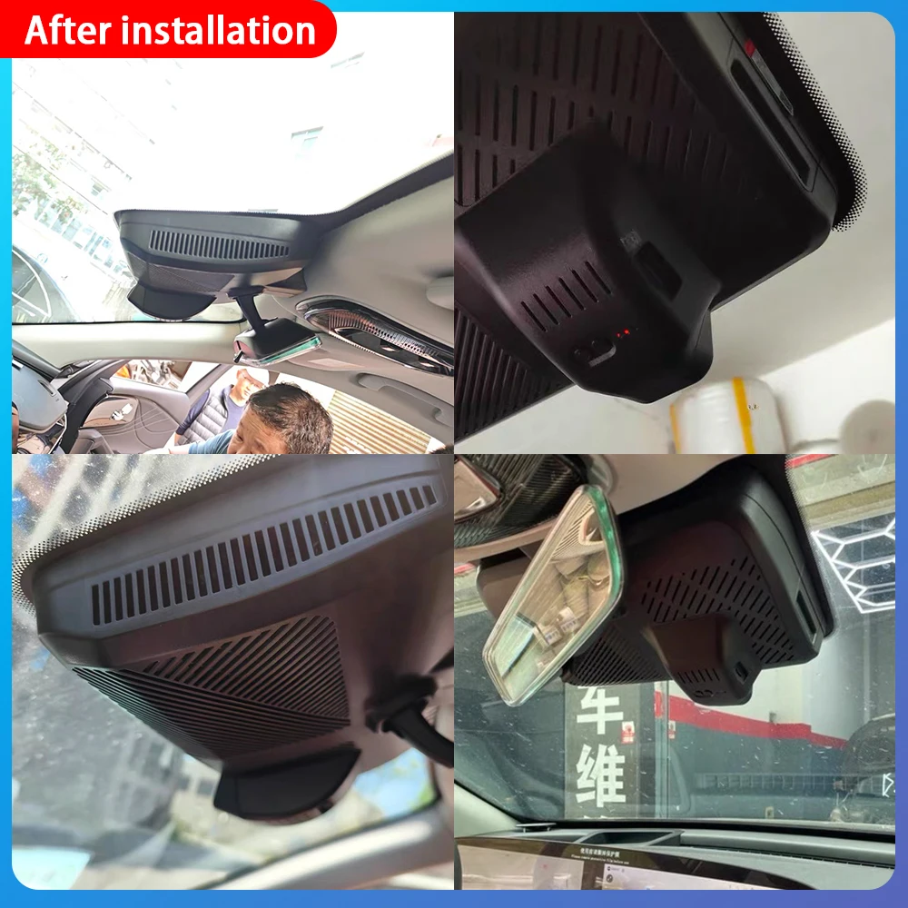 كاميرا Wiifi 4K Dash لشيري Exeed RX Yaoguang Omoda C9 9 2023 2024 2025 DVR كاميرا السيارة الأمامية والخلفية التوصيل والتشغيل مسجل فيديو