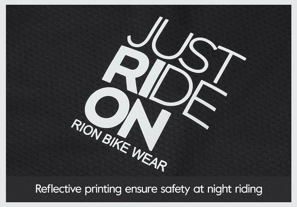RION Herren Radsporttrikot MTB Mountainbike-Shirts UPF50+ Sonnenschutz Kurzarm Pro Fahrradbekleidung Straßenrenn-Oberteil Sommer – Detail 19