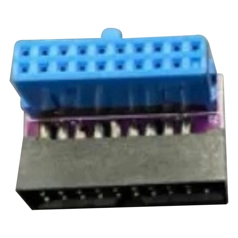 Macho para Adaptador de Extensão Feminino, Up Down Angled, USB 3.0, 20Pin, 90 Graus, Motherboard Mainboard, 5 pcs