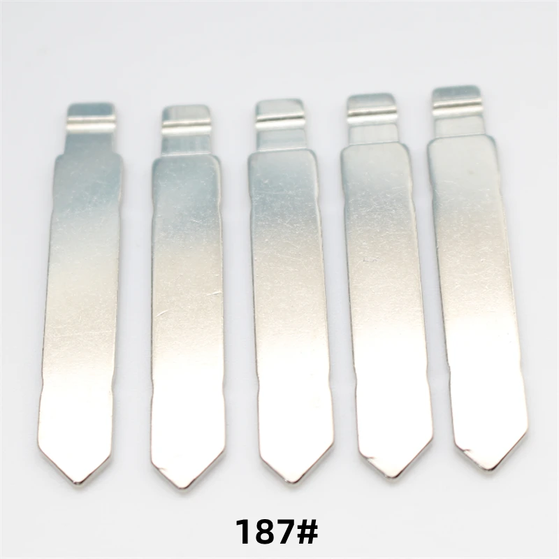 

FLYBETTTER OEM Thickness: 1.5mm OEM 10Pcs 187# Metal Blank Uncut Remote Key Blade For Honda Civic For Keydiy KD Xhorse VVDI JMD