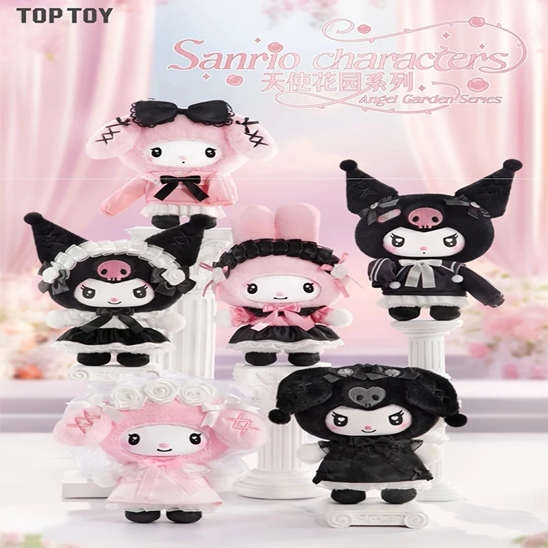 Genuine TOPTOY Sanrio Angel Garden Series Blind Box Kawaii Anime Figure Collectible Doll Toy for Valentine's Day Birthday Gift
