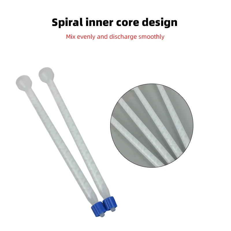 

DCTHA160-624LL Plastic Static Mixer | 800 Pcs Full Box Wholesale High Precision A B Glue / Dual Component Mixing Nozzle