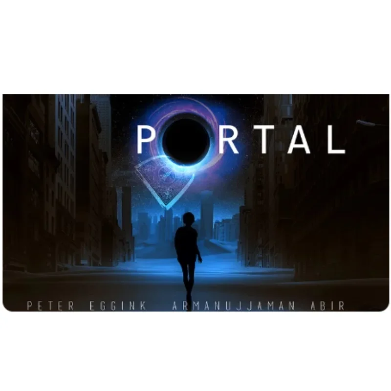 

PORTAL (Gimmicks) By Peter Eggink Card Magic and Trick Decks Close Up Magic Props Illusions Street Mentalism Caja Misteriosa