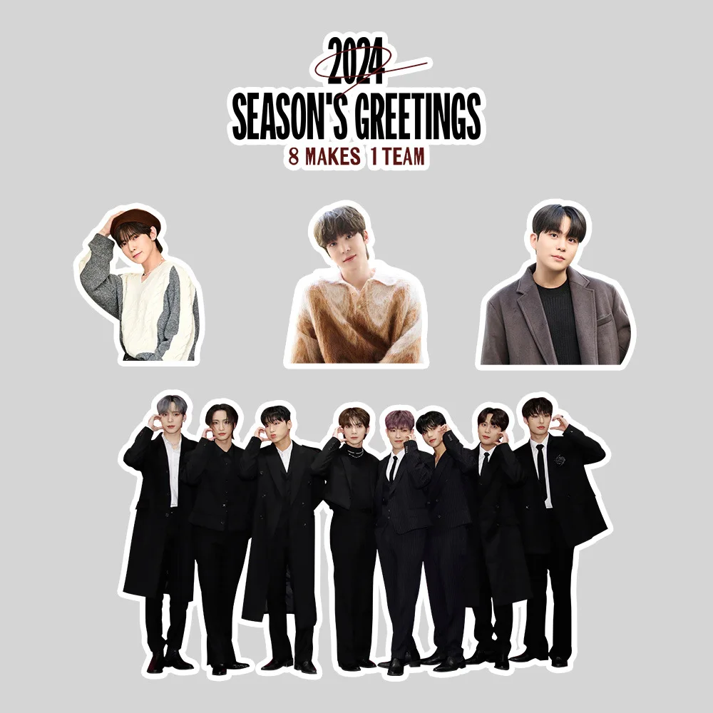 99pcs/set Kpop ATEEZ Stickers Waterproof HD High Quality Photo for laptop Cup Notebook Stickers Deco Stickers Fan Gifts