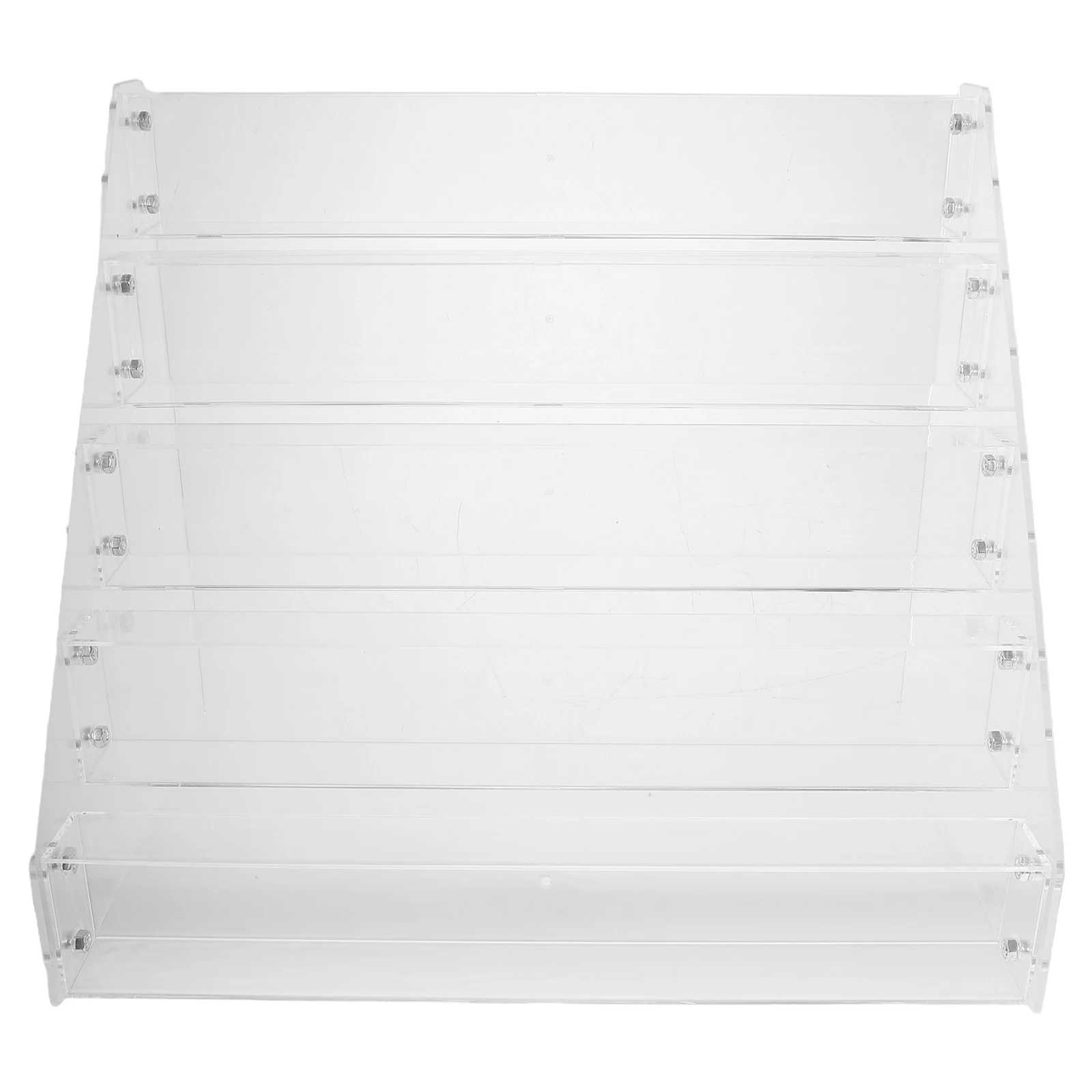 

Multifunctional 5 Layer Acrylic Rack for Nail Polish Bottles Lipstick Tubes Eyeglasses Essential Oils Display Storage