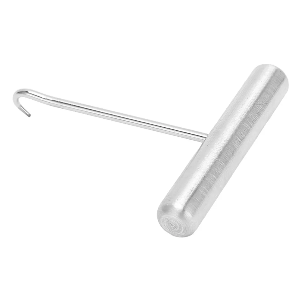 Stainless Steel Racket String Assistance Puller Durable Arc Silver Racquet Pull Hook Racket Stringing Tool Tennis Rackets