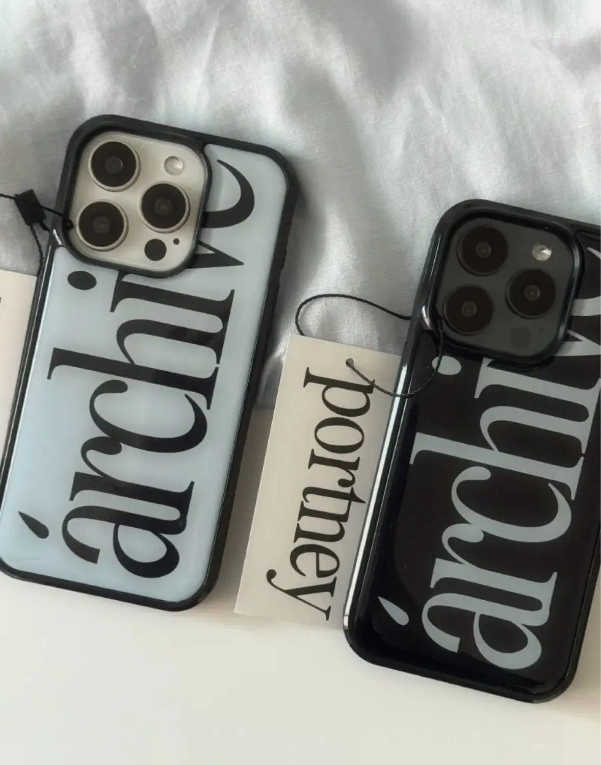 Korean Ins Simple Personalized Advanced Alphabet Phone Case For iPhone 17 16 15 14 13 12 11 Pro Max Plus AIR Resin Casting Cover