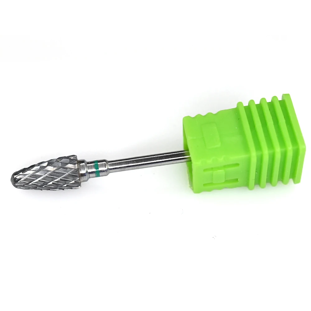 Broca de carburo de tungsteno para uñas, fresas rotativas para manicura, accesorios de taladro, eliminación de Gel
