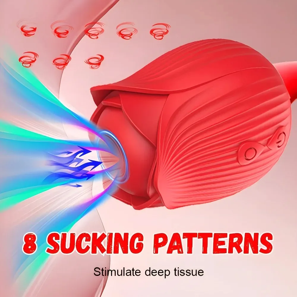 3in1 Thrusting Anal Vibrator Female Rose Sucking Clitoris Stimulator Dildo Licking Vagin Massager Masturbator Sex Toys for Women - view 2