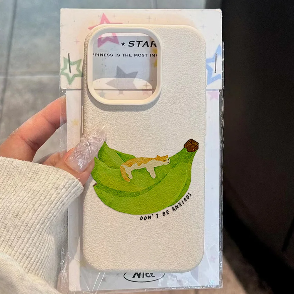 Cute Oil Painting Cat Pattern Phone Case For iPhone 17 Pro Funda iPhone 13 16 14 11 15 12 Pro Max Air 16 15 Plus Soft Back Cover