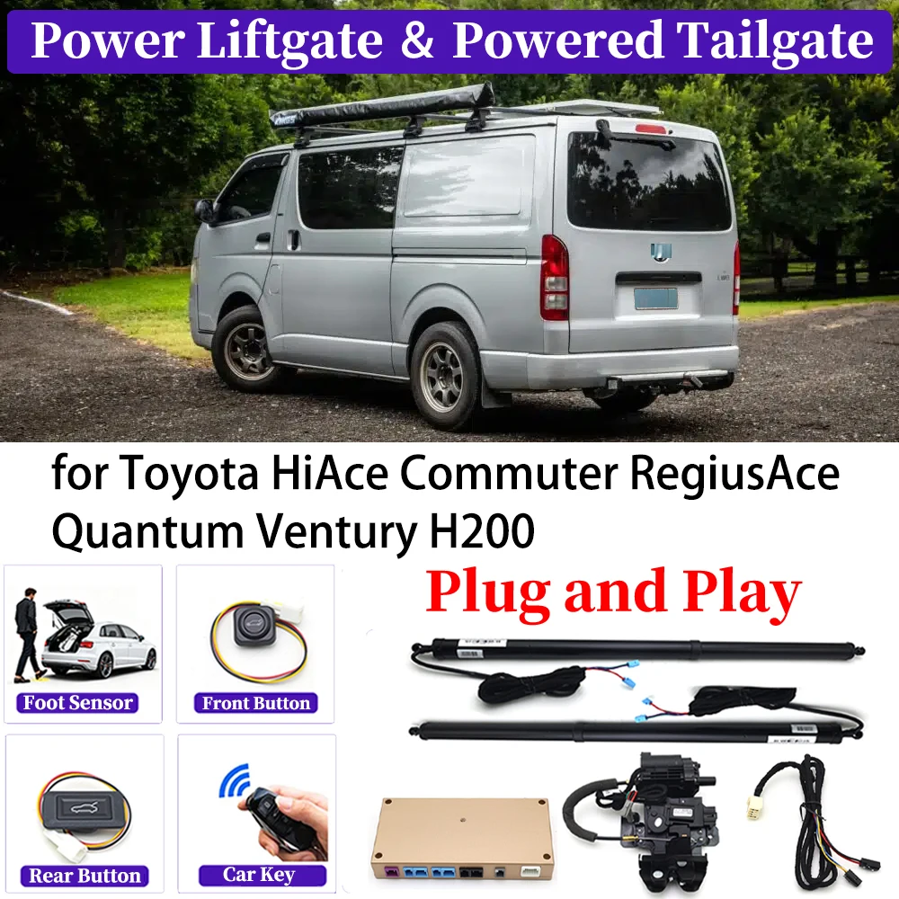 

for Toyota HiAce Commuter RegiusAce Quantum Ventury H200 Car Automatic Power Liftgate Kit Smart Auto Electric Tailgate System