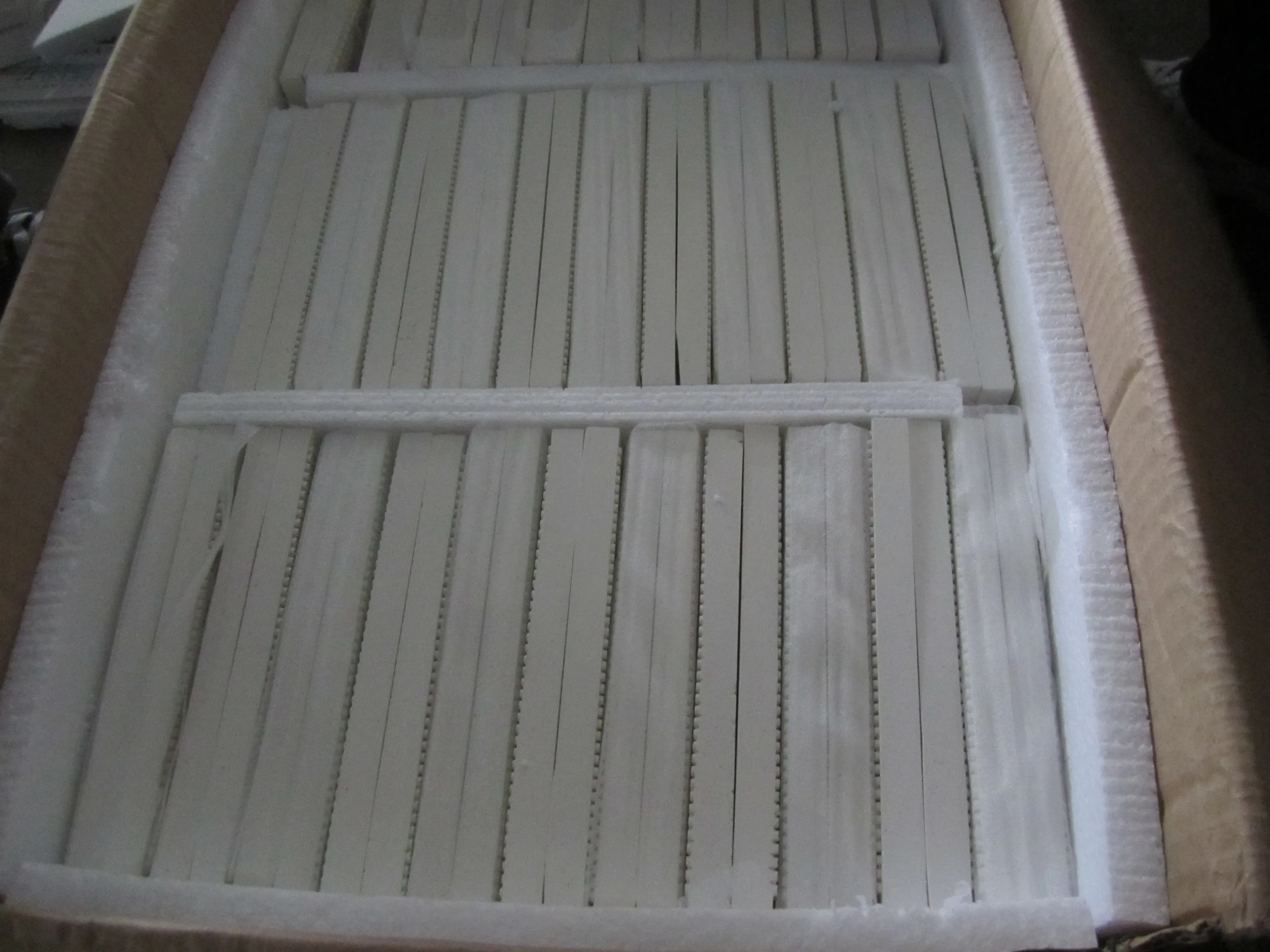 Plaque en céramique catalytique à gaz infrarouge pour brûleur, plaques en nid d'abeille de cordiérite 138x81mm