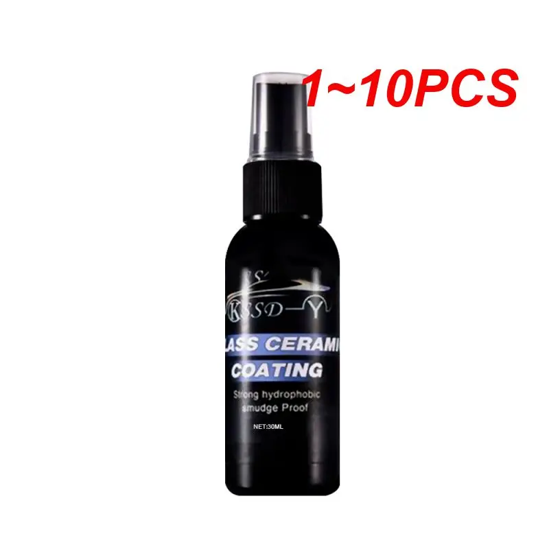 1~10PCS Hot Sale 30/50ml Auto Windshield Waterproof Rainproof Anti-fog Agent Car Glass Hydrophobic Nano Coating Spray TSLM