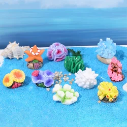 Cute Micro Landscape Colorful Artificial Coral Resin Ornaments for Fish Tank Aquarium Accessories Decorations Home Decor