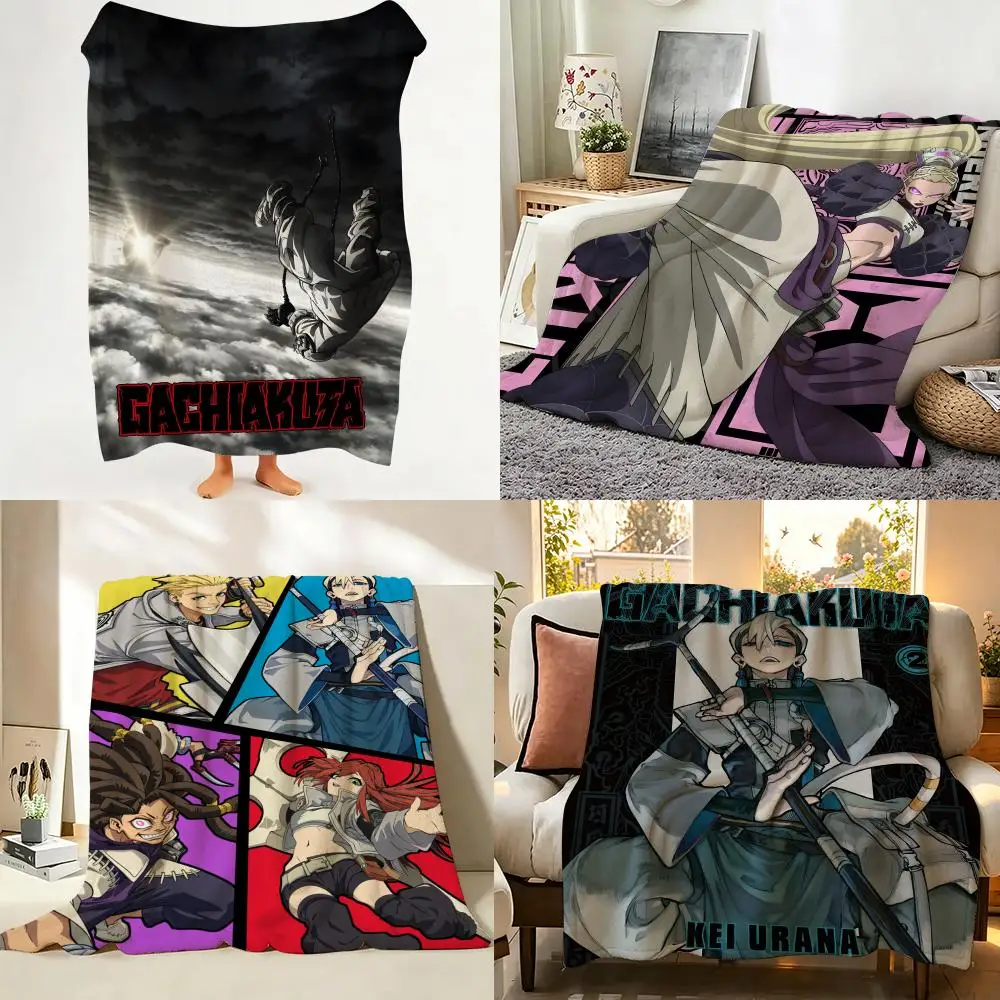 Anime G-Gachiakuta Throw Flannel Throw Blanket Suitable for Sofa、Living Room、Bedroom
