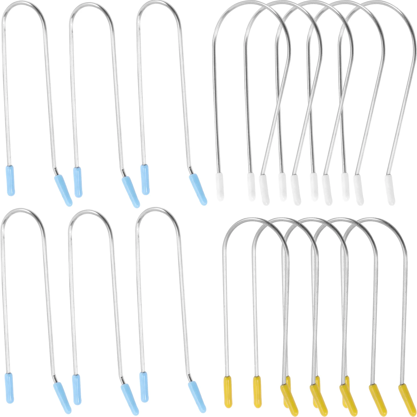

24pcs Curling Pins Hot Roller Clips 1 9cm 2 54cm 3 81cm Sizes Replacement Jaw Clamps Rollers Styling Tools
