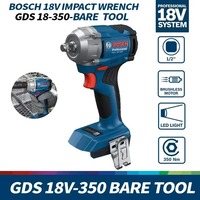 BOSCH GDS 18V-350 Cordless Impact Wrench 3-Gear Torque Adjustment Impact Driver Torque Wrench Bosch Power Tools GDS18V-350