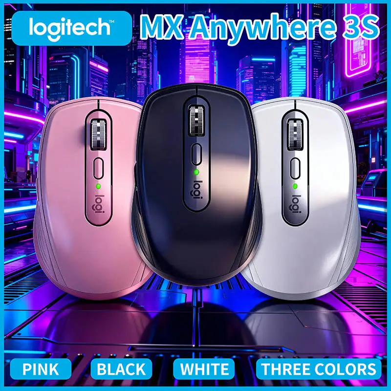 

Brand New Logitech MX Anywhere 3S, Ultra-Quiet Magnetic Clicks, Fast Scrolling, 70 Days Battery