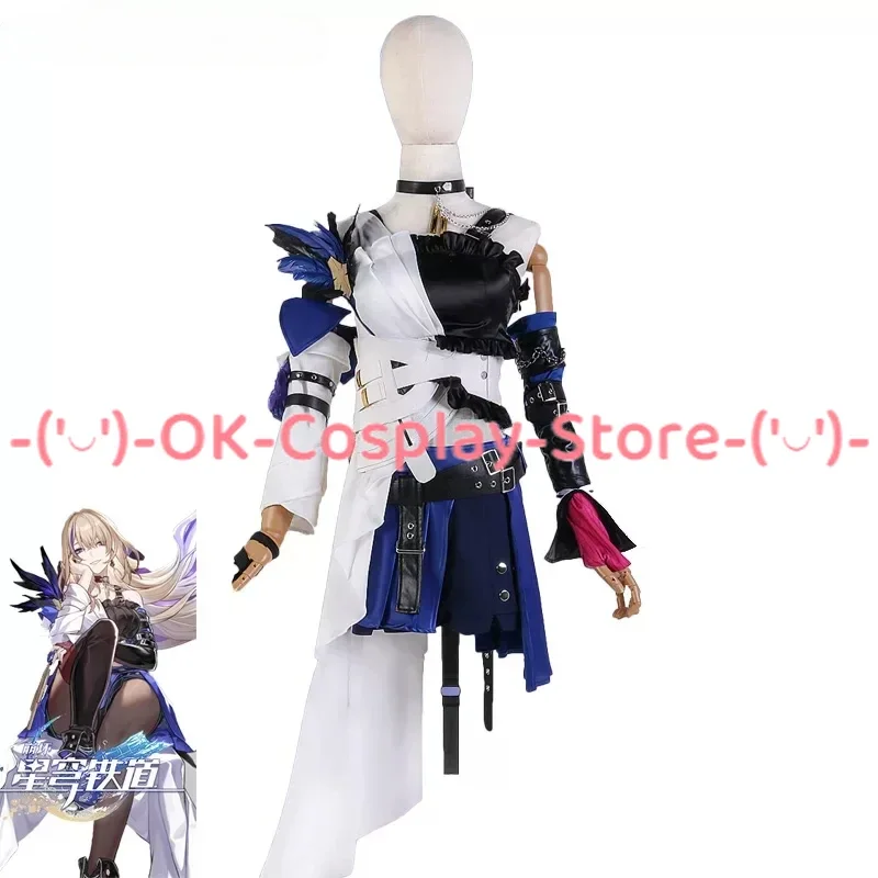 

Game Honkai Star Rail Serval Cosplay Costume Women Cute Dress Party Suit Halloween Uniform Anime Clothing Custom Made