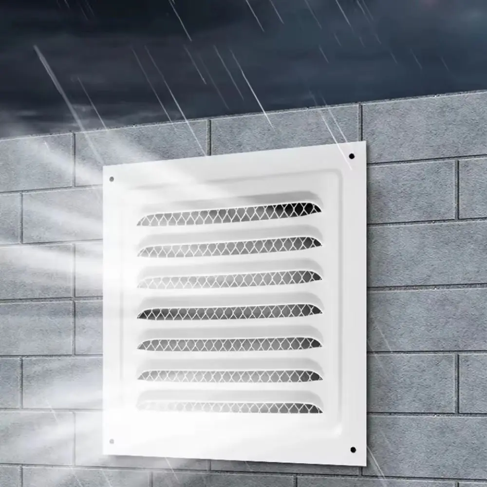 New High Quality Aluminum Alloy Air Vent Grille Heating Cooling Vents Plate Air System Net Cover Screen Ventilation Cover Metal