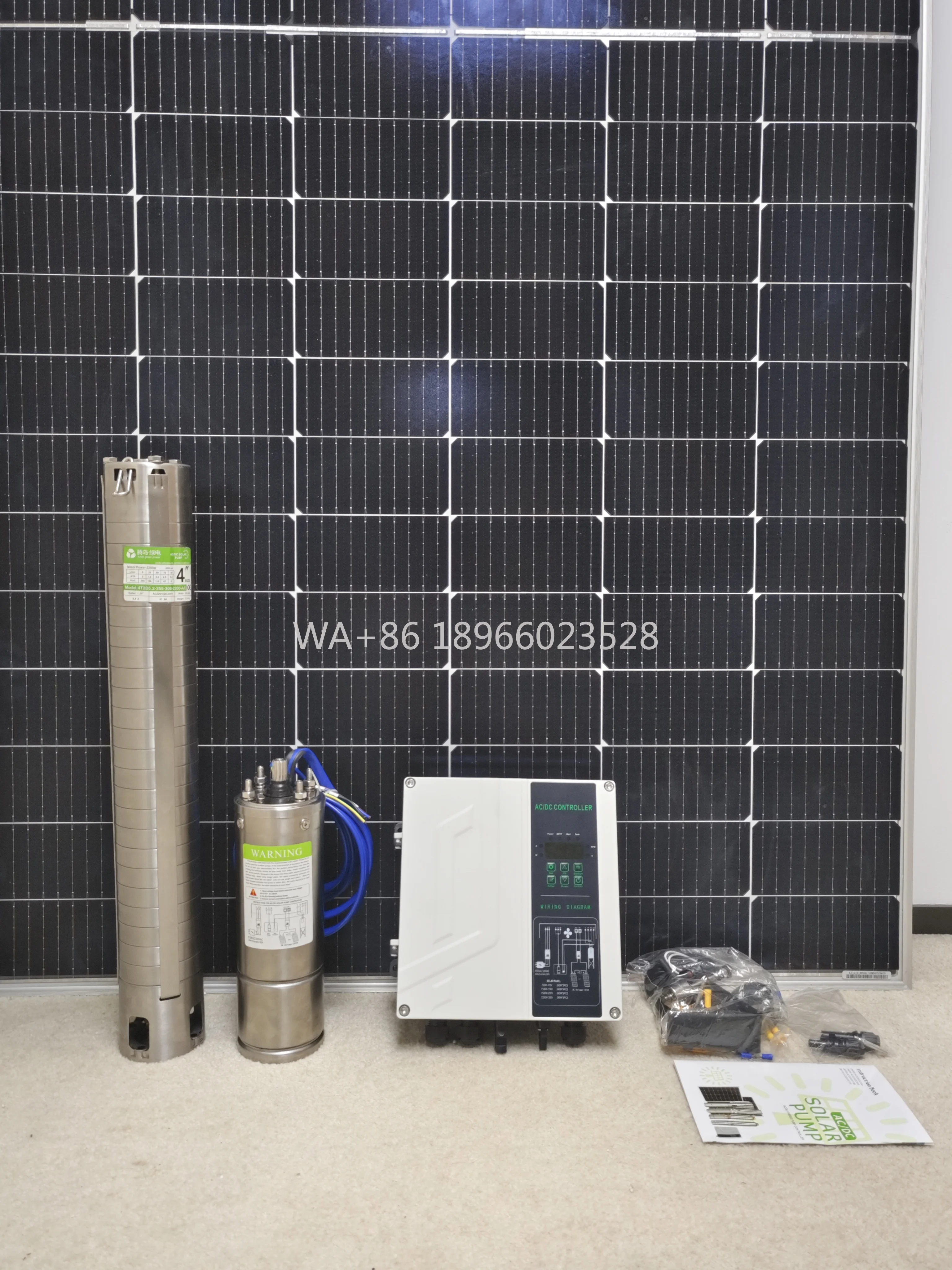 

Solar Powered Submersible Water Pumps for Irrigation AC DC Hybrid Submersible Water Pump 3HP Brushless Solar River Water Pump