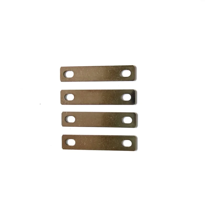 4pcs Nickel-Plated Copper BusBar Battery Connector Posts Straps Clips 56mm Hole Central Pitch M6 For CATL CALB Lishen EVE