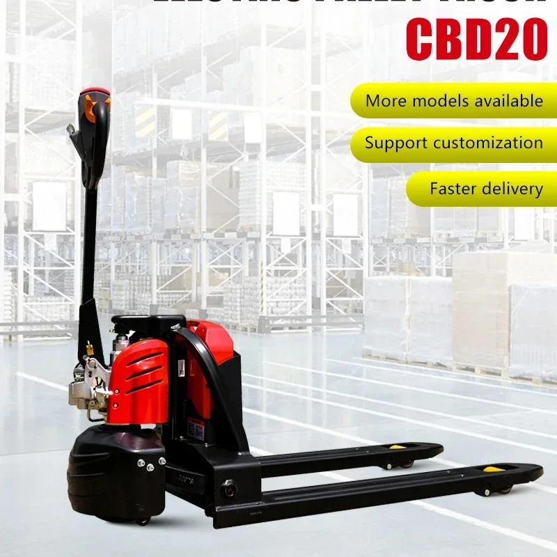 Electric Pallet Jack 1.5ton 1500kg 3300lbs Capacity Lithium Hydraulic Electric Pallet Truck Forklift Handling Equipment