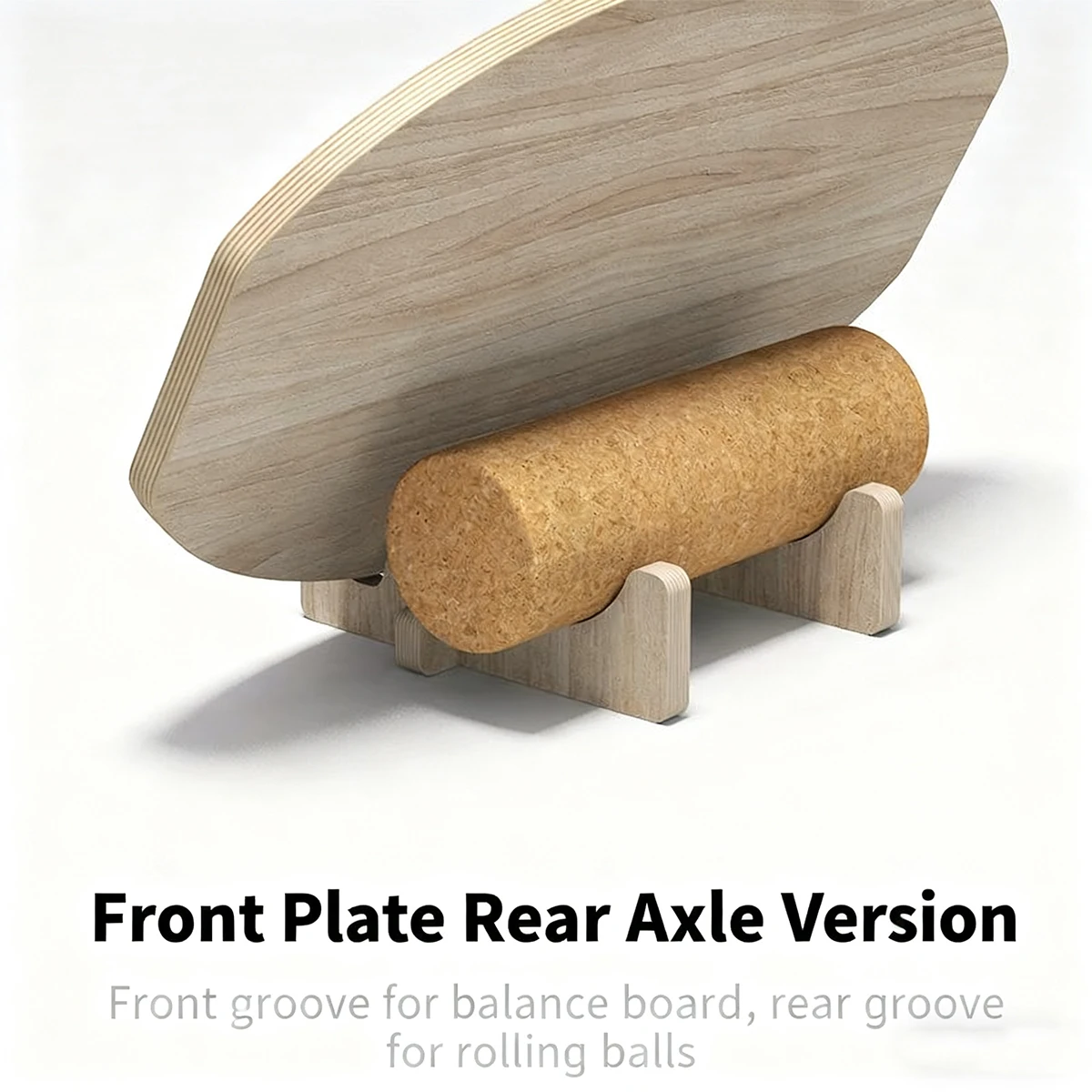 Wooden Balance Board Stand Portable Base Skateboard Storage Rack Multifunctional Land Sports Ski Surfboard Stand Display Rack