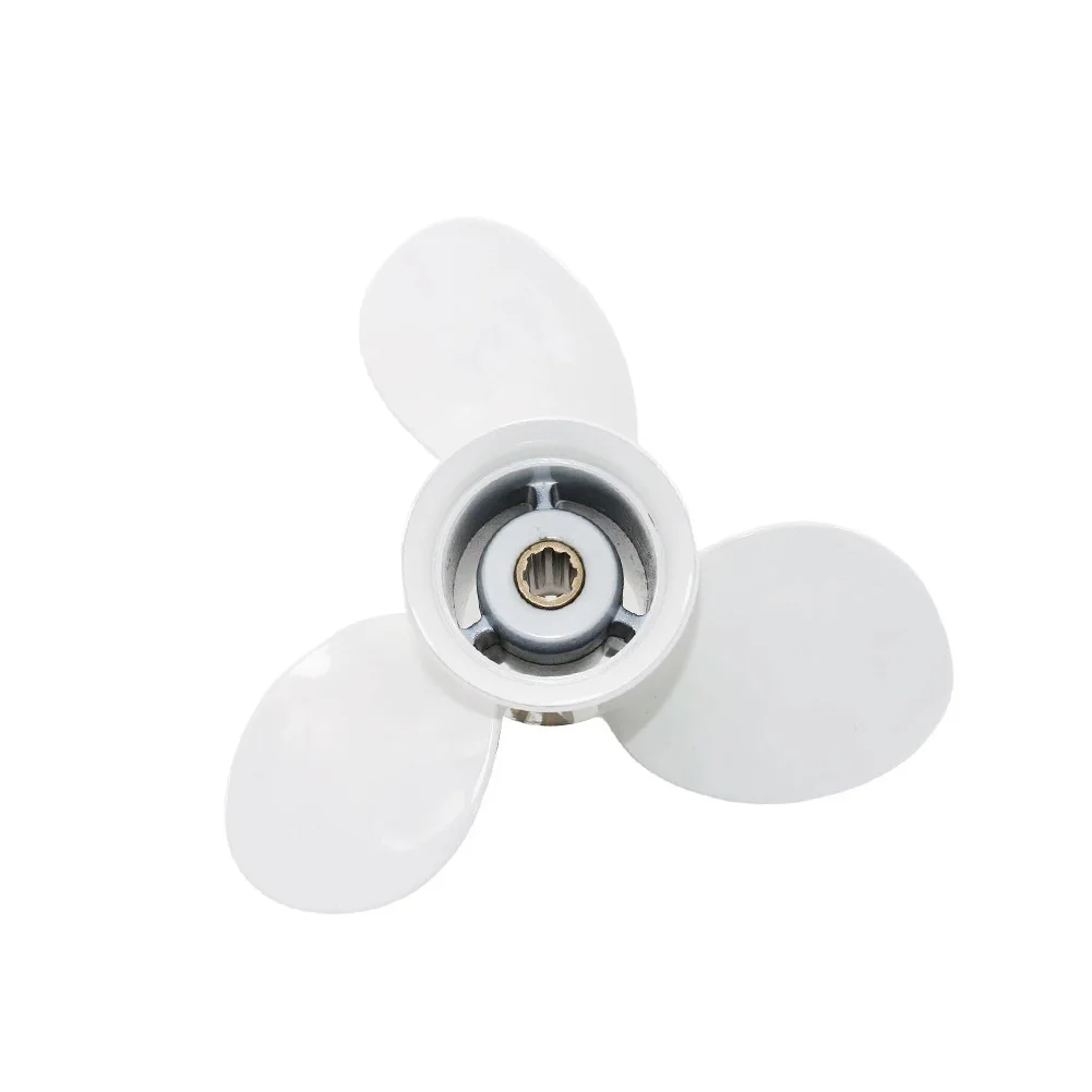 As Shown In The Picture Boat Propeller Aluminum Alloy Propeller Right-hand Rotation Aluminum Alloy 8 SplineE Tooth
