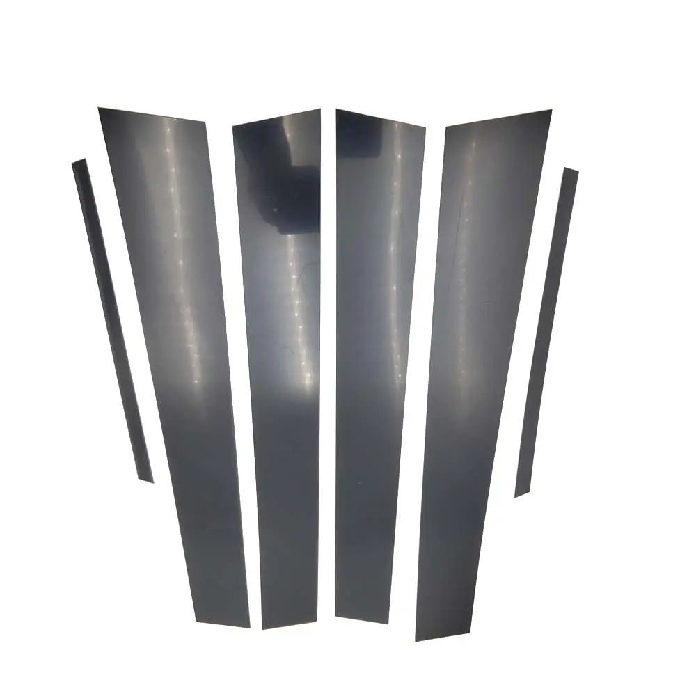 

6Pcs Glossy Black Pillar Posts Cover Door Window Trim For Toyota Camry 2012-2017