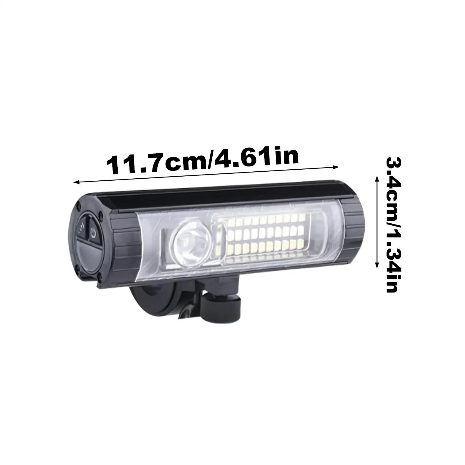 Cycling Headlight Rechargeable Multi-mode Bright Waterproof USB Bike Head Light Night Riding For Mountain Road Biking Touring