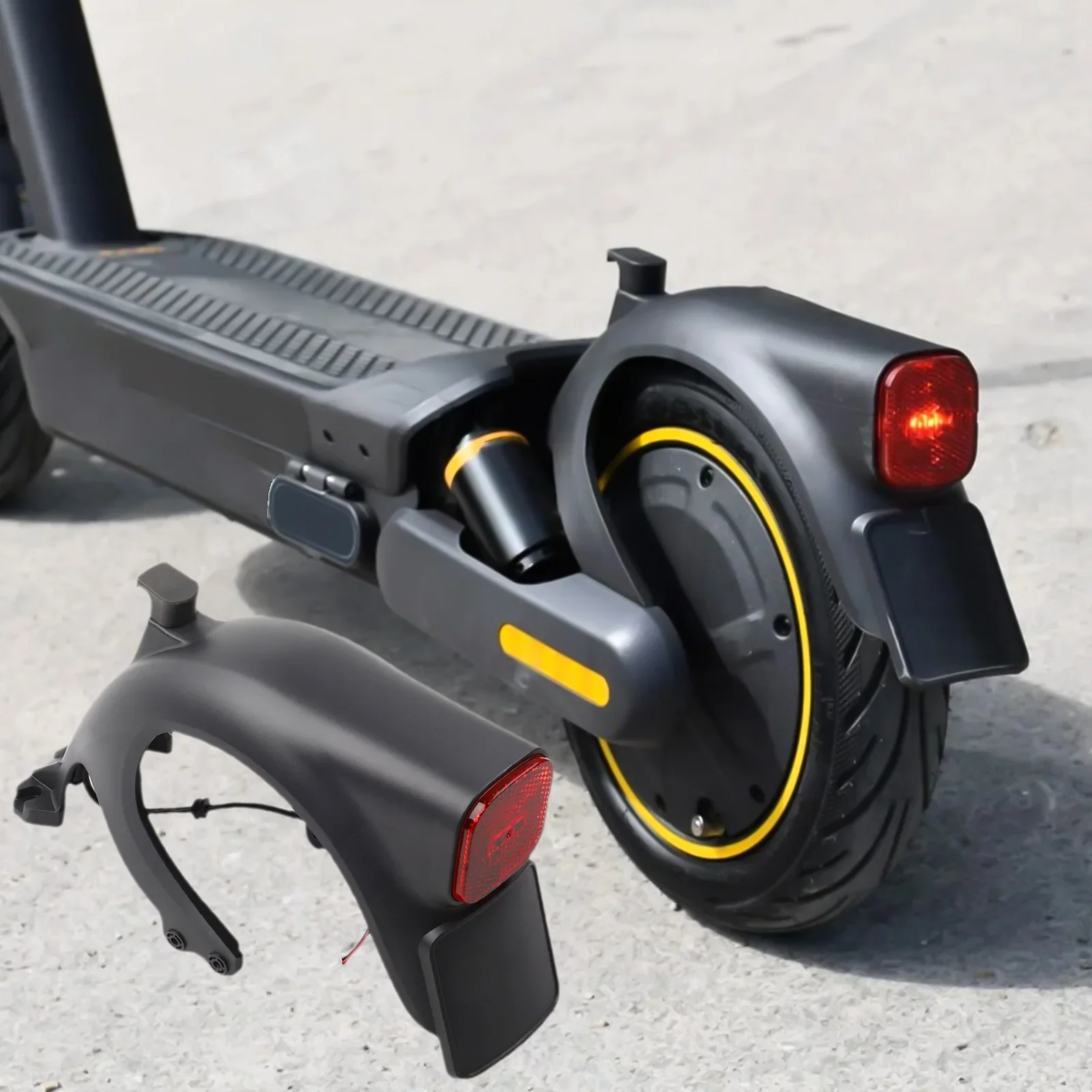 

1Pcs Rear Mudguard For Ninebot Max G2 Electric Scooter Mudguard With Taillight Assembly 31.7cm E-Scooter Mudguard Rear Mudguard