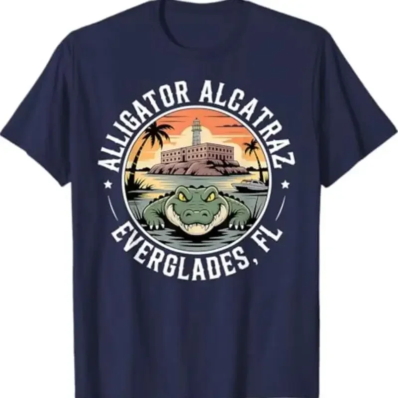 Alligator Alcatraz T Shirt All Size S 4Xl