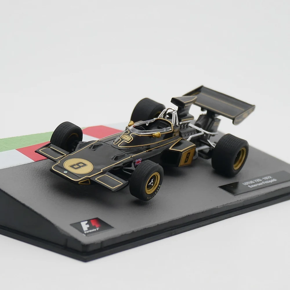 Ixo 1:43 Racing Emerson Fittipaldi 1972 Lotus 72D Diecast Car Model Metal Toy Vehicle