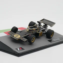 Ixo-modelo de coche de carreras Emerson Fittipaldi 1972, Lotus 72D, vehículo de juguete de Metal fundido a presión, 1:43